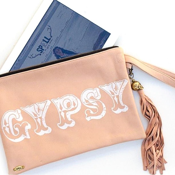 Spell Handbags - RARE Vintage Spell & The Gypsy Pouch Clutch Laptop Sleeve